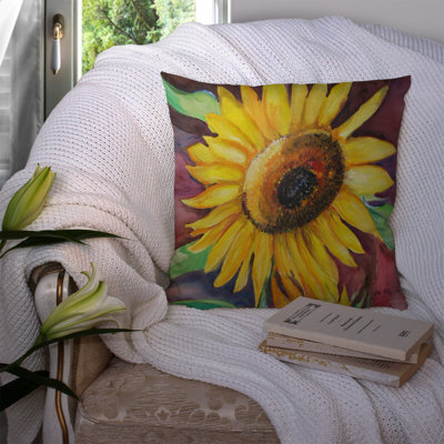 Sunflowers Sunflowers Indoor/Outdoor Throw Pillow