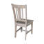 Chaise d'appoint en bois massif Evalyn-28118297