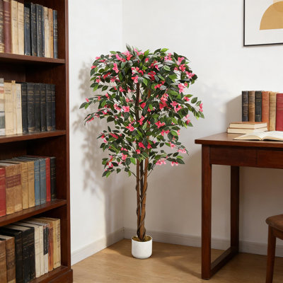 Artificial Bougainvillea Tree in Pot Indoor & Outdoor Decor