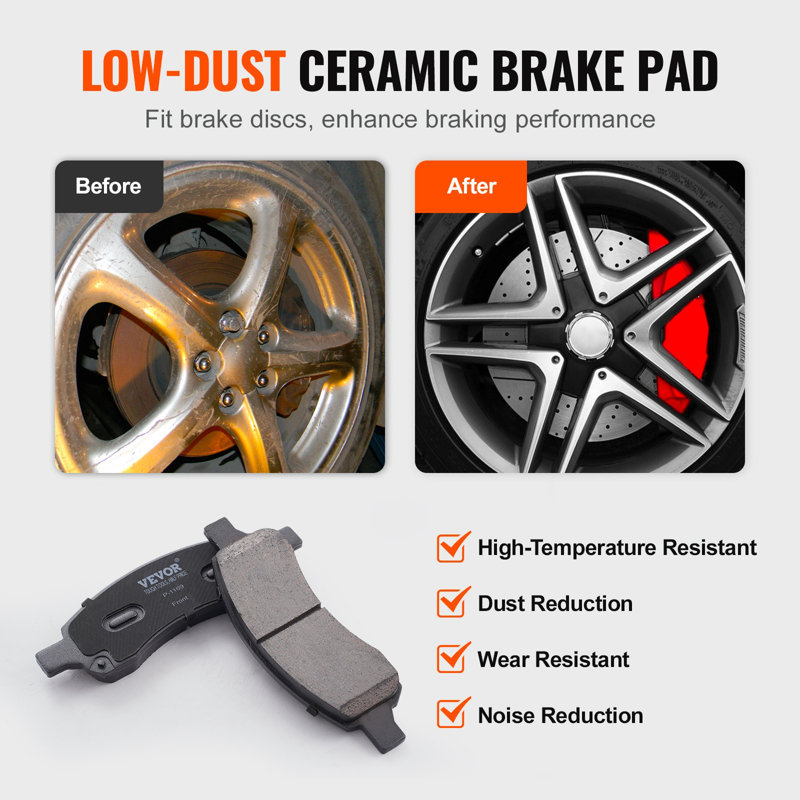 Ensemble de freins avant compatible avec les modèles Chevy Traverse, Buick Enclave, GMC Acadia, Saturn Perspectives, disques de frein percés et rainurés en céramique, disques de 12,8 po