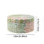 Boîte de rangement florale décorative avec couvercle, boîte de rangement décorative ronde pour la maison
