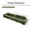 Canapé modulaire surdimensionné de 170 po Cloud-1722773958
