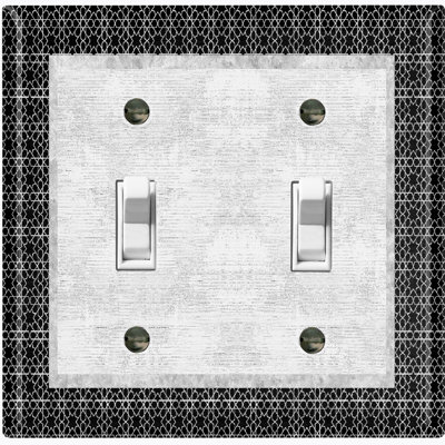 Nature Themed 2 - Gang Toggle Light Switch Standard Wall Plate
