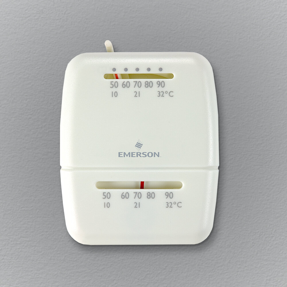 Emerson Thermostats White Non-Programmable | Wayfair