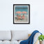 Retro Beach Bliss III Shadowbox Landscape & Nature Print by Oliver Gal, Black Frame, 16 x 20-404750017-404750022
