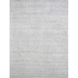 Silk Area Rug in Light Grey