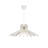 Elegant Boomerang Chandelier, White, 23.6 x 23.2 inches | Adjustable Height Up to 25.6 inches | MDF Body, E27 Socket Max 40W | Perfect for Modern Living Rooms, Dining Areas & Entryways, Stylish and Functional Design-1020994723