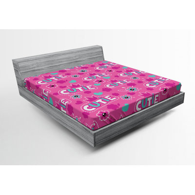 Feminine Microfiber Fitted Sheet