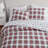 Martha Stewart Yuletide Spruce Plaid Cotton Flannel Red Comforter Set-115991083