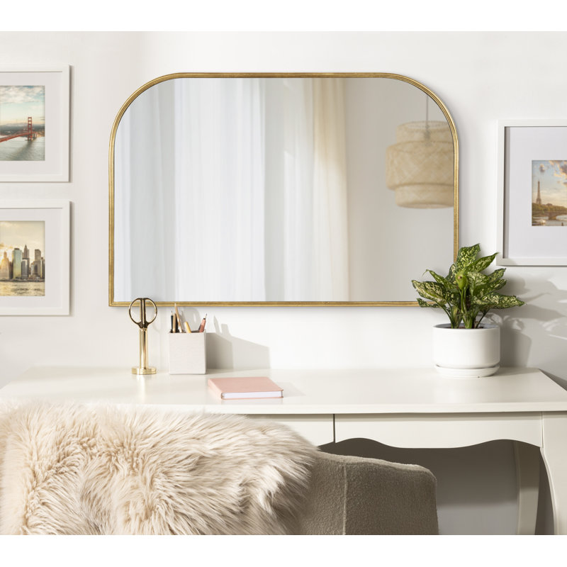 Miroir d'appoint Jodyne, Doré, 24 po x 36 po