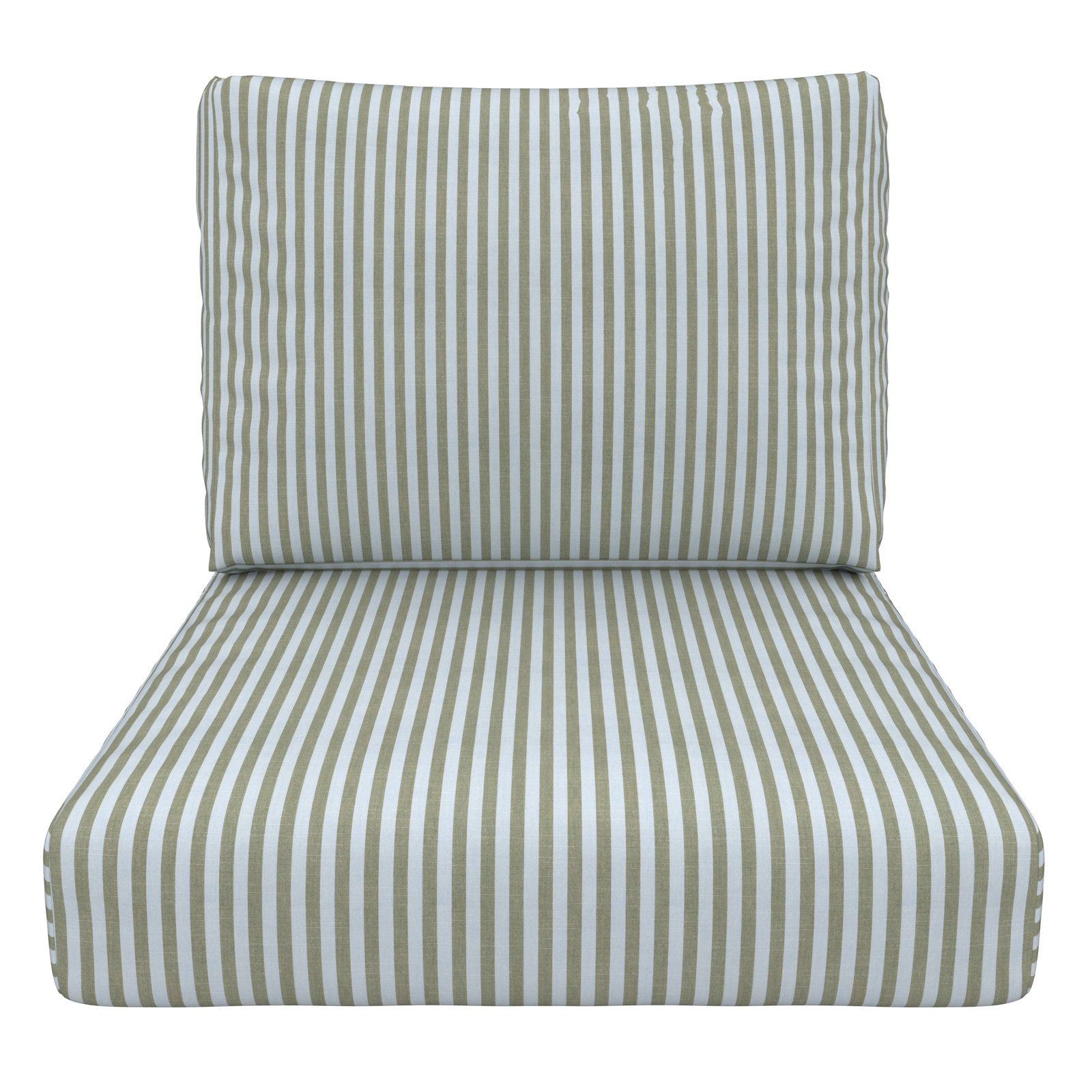 Lani Sunbrella Outdoor Lounge Chair Cushion, Sail Away Aloe