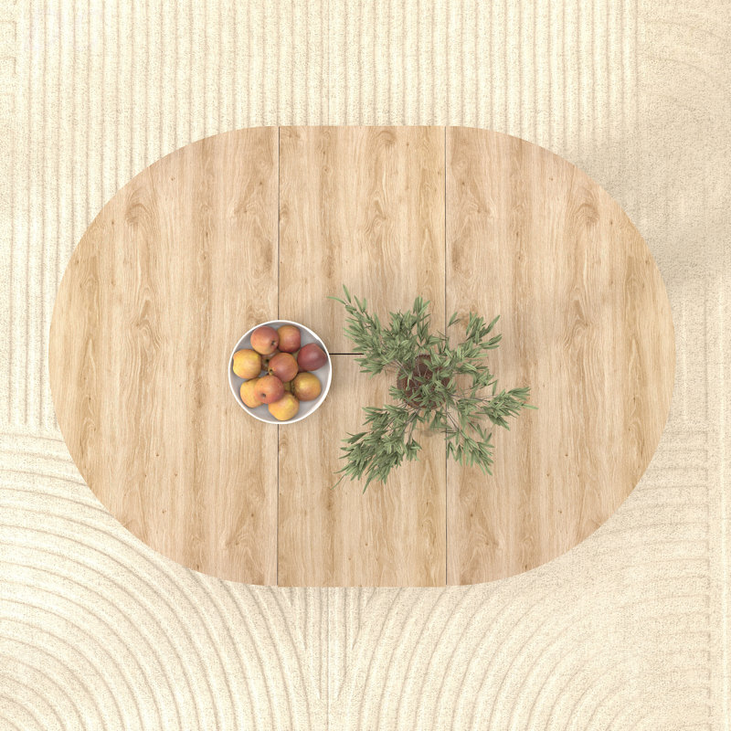 Table de salle à manger pour table de ferme extensible 59 po x 43 po avec tréteau amovible en forme de X et base blanche