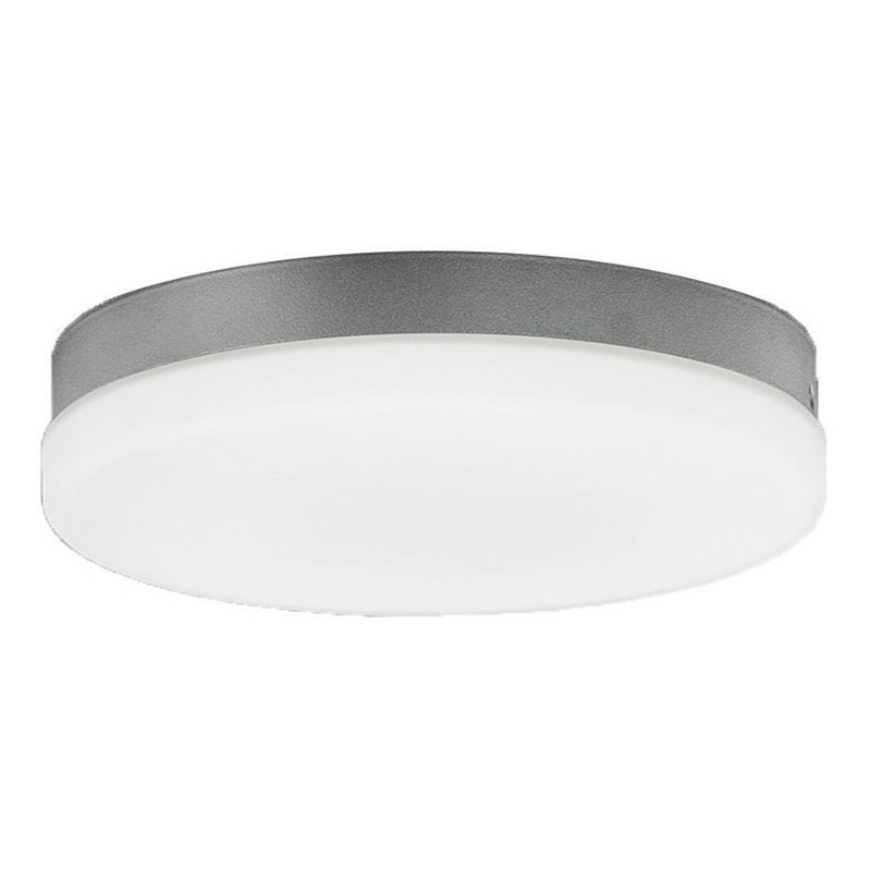 Aviator 8'' 1 - Light LED Bowl Ceiling Fan Light Kit, Graphite, 3500K