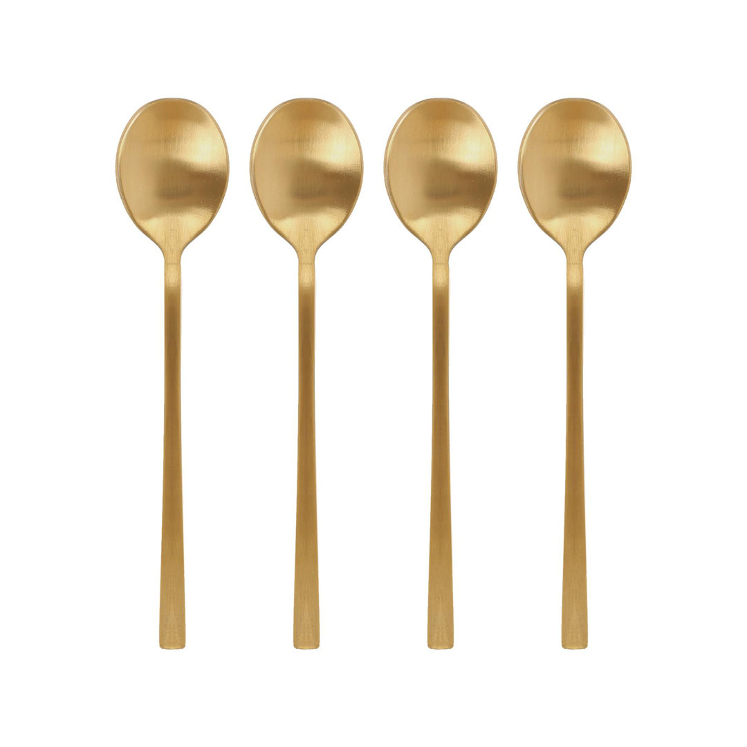 Argon Tableware Gold 14.5Cm Stainless Steel Teaspoons - Pack Of 4 - Image 3