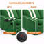 Canapé-lit 2 places escamotable avec port de charge USB, dossier réglable à 3 positions, causeuse convertible moderne avec panneaux d'accoudoirs élastiques pour le salon et la chambre d'amis, largeur 68,5 po-129380954