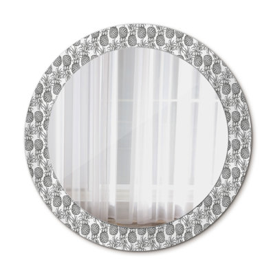 Huldar Glass Flat Wall Mirror