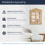 Miroir mural Farmhouse Rustic