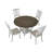 Multifunctional expansion folding table, can sit 4 people, with storage space, four side folding table can save space colleagues can also expand the use area, suitable for kitchen, living room ect.
