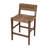 Brunetto 25 in. Seat Height Woven Counter Stool with Back
