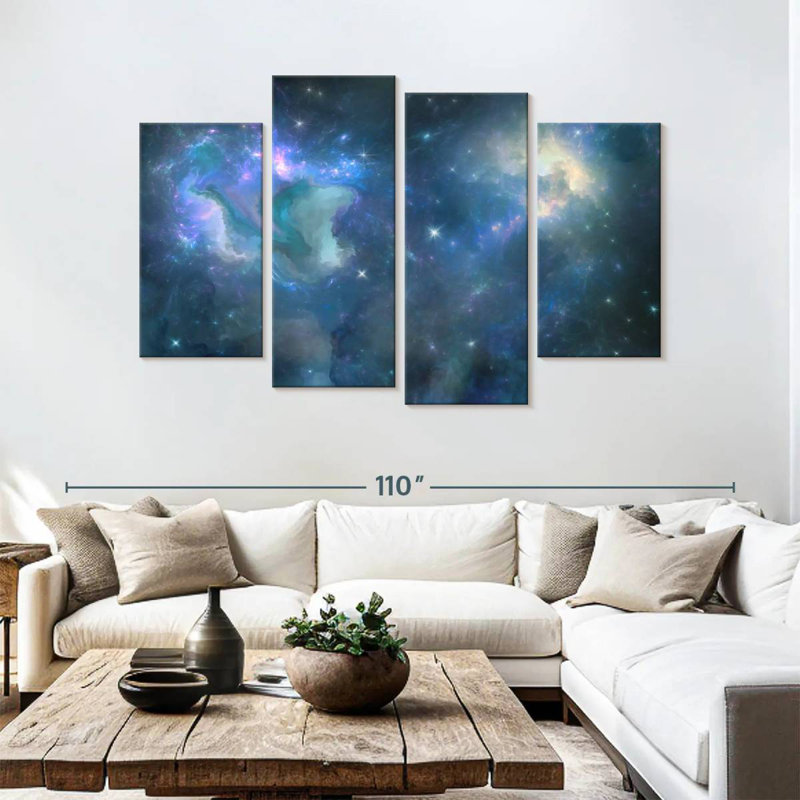 Oberle Space Nebula, 54" H x 84" W
