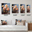 Jerimah - Horloge murale florale surdimensionnée-621679850