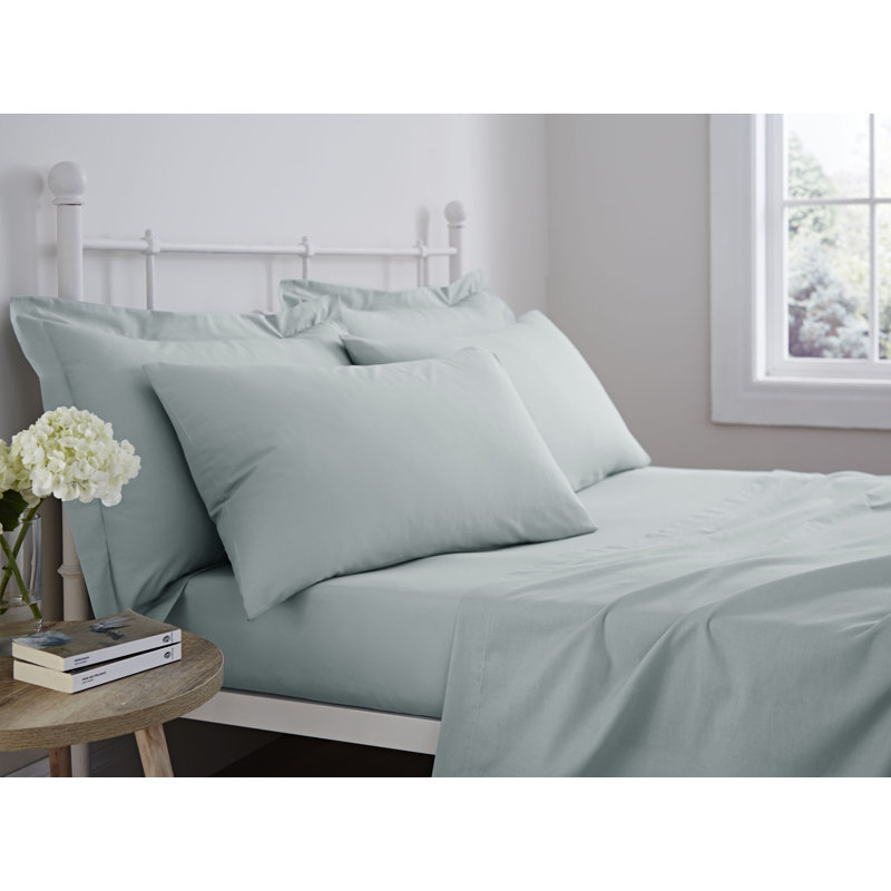 Fitted Sheet, Duck Egg, Super King