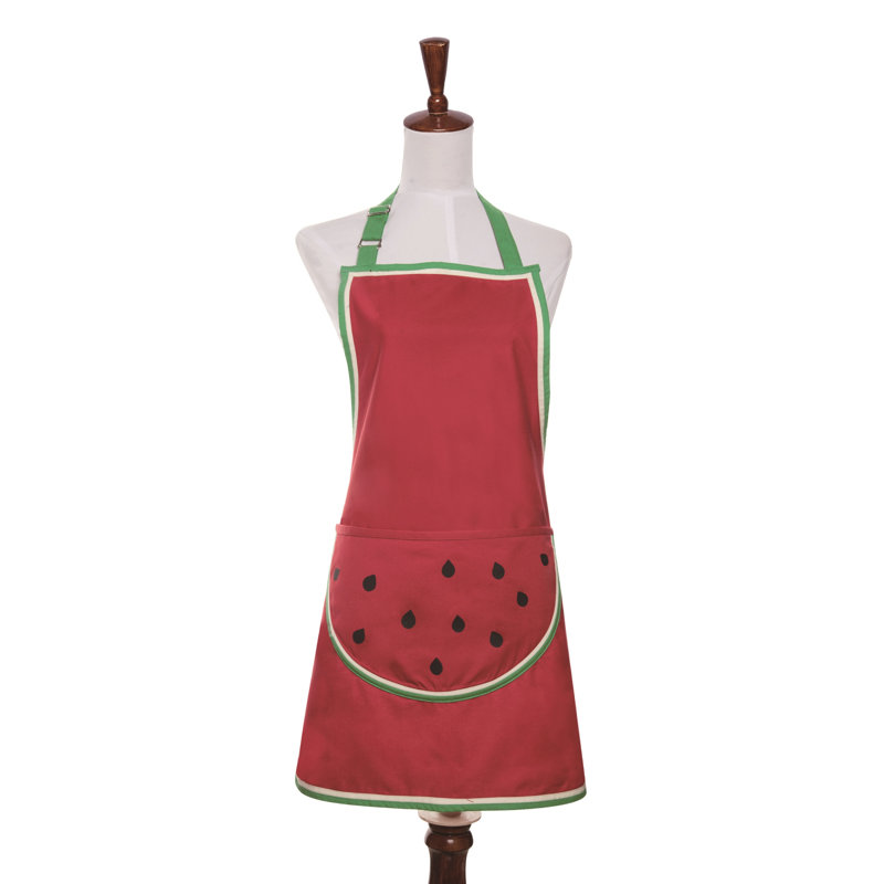  Coton 31 po. Tablier de printemps melon d'eau multicolore