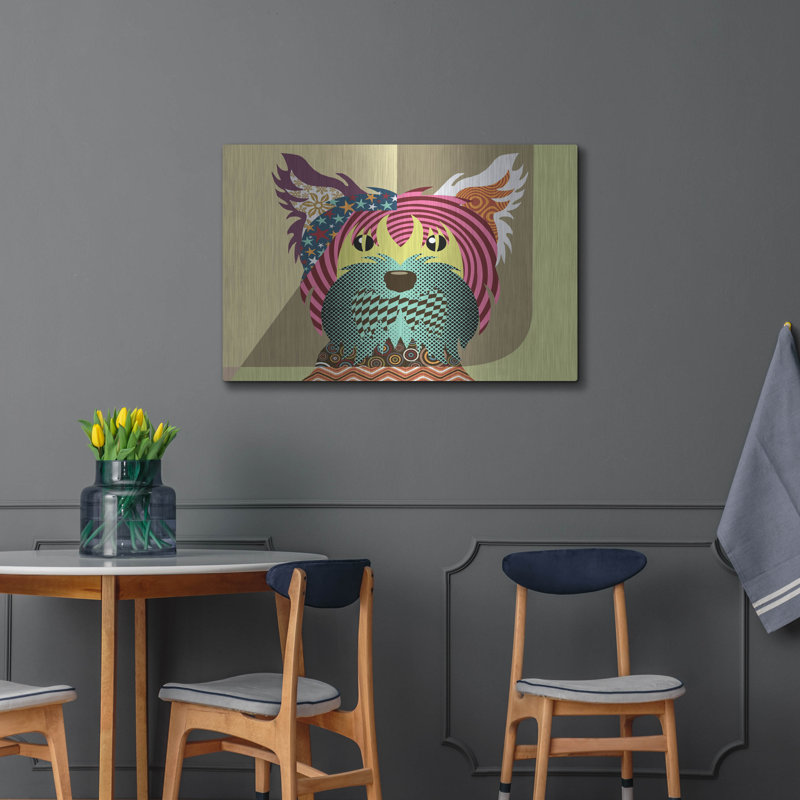 «Yorkshire Terrier Dog» par Lanre Adefioyue, H 24 po x l 36 po