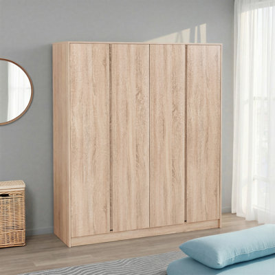 4 Door Manufactured Wood Wardrobe