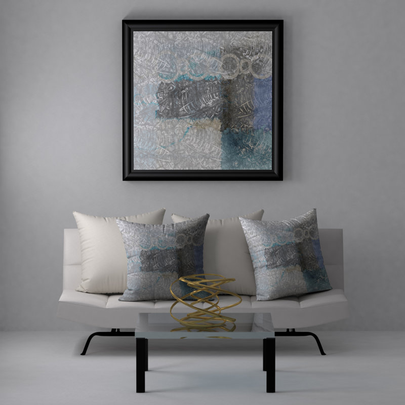 Housse et insert de coussin carré brun clair dynamique, 24 po x 24 po
