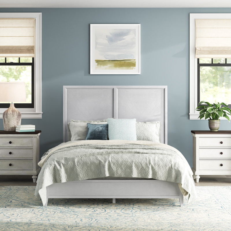 Bilbrook Standard Bed, Queen, White
