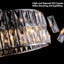 Luminaire suspendu moderne en cristal 20 po