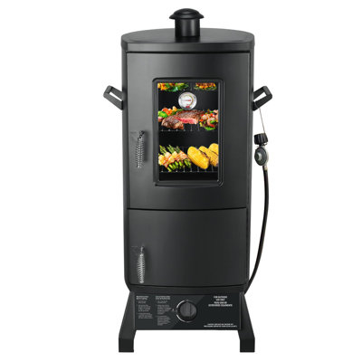 Propane Smoker, Vertical Smoker with Three Removable Shelves