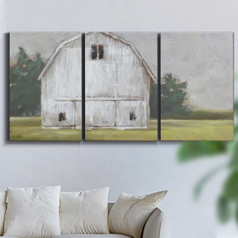 «Breathless I», reproduction sur toile 3 pièces, H 48 po x l 96 po x P 2 po