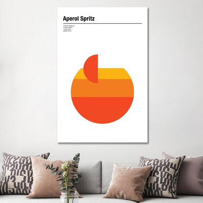 Aperol Spritz 1 Piece Wall Art on Canvas