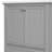 30" Bathroom Vanity Without Sink, Base Only, Multi-Functional Bathroom Cabinet With Doors And Drawer, Solid Frame And MDF Board, Grey-463346982