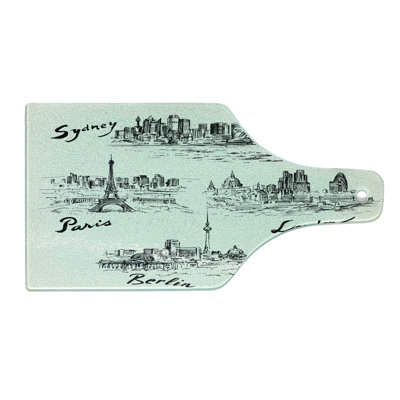 East Urban Home Glass Christam Cutting Board