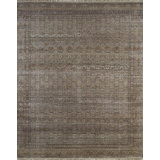 Transitional, Vintage One-of-a-Kind Rectangle 8'1" X 9'11" Hand Knotted Area Rug