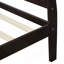 Lit plateforme avec base de lit en bois et lit-bateau