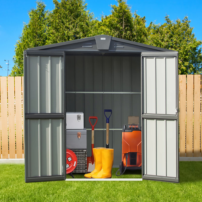 Remise à outils en métal, H 71,34 po x l 36,06 po x P 69,21 po