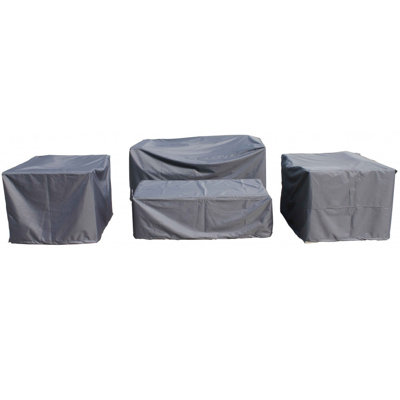 Tessa 6 Seater Rattan Corner Sofa Set with Cushion
