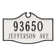 Colonial 2-Line Wall Address Plaque