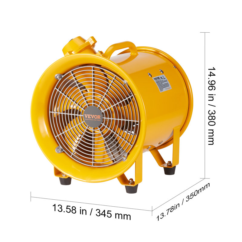 VEVOR Blower, H 14,96 po x l 13,58 po x P 13,78 po