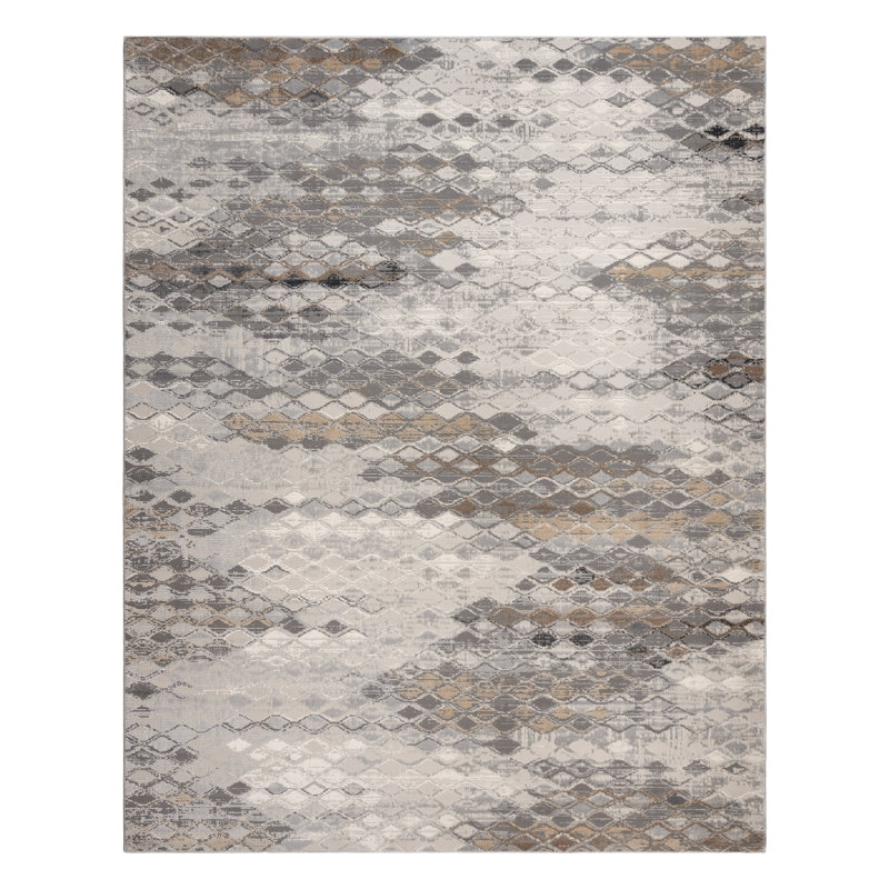 Tapis en polypropylène / polyester Baku Amara, Rectangle 5 pi 3 po x 7 po
