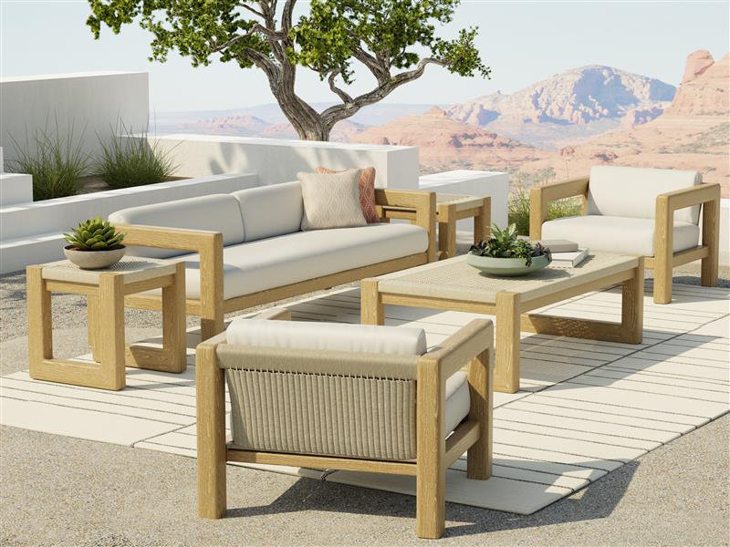 Sedona Outdoor Teak Lounge Chair