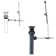 Pop-up Bathroom Sink Drain Lift Rod Drain with Overflow