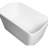 Square - Shape 49'' Acrylic Freestanding Bathtub, Japanese Soaking Hot Tub, Quick Drain, Stain Finish