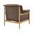 Naber Faux Leather Tufted Accent Arm Chair-1741274314