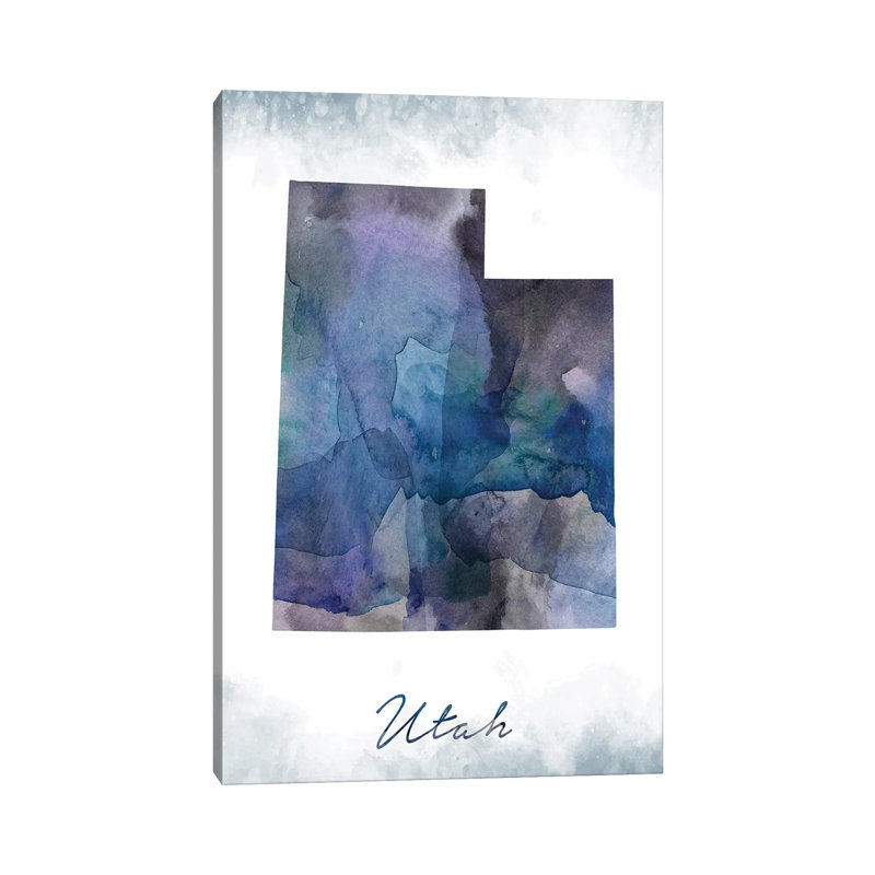 Utah State Bluish - Wrapped Canvas Print, 101.6cm H x 66.04cm W