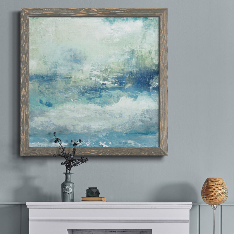 «Hope Is Stronger», art textuel sur toile, H 20 po x l 20 po x P 1,5 po, Cadre gris